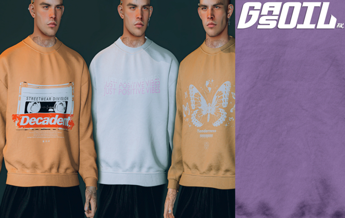 Second Life Marketplace - [GL - inc.] - Colin Sweatshirt Violet Gift